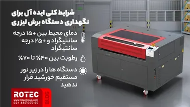 شرایط کلی ایده آل برای نگهداری دستگاه برش لیزری