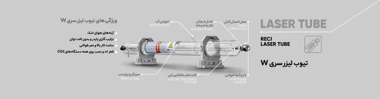 تیوب لیزر سریW