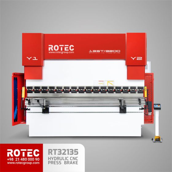 تصویر دستگاه پرس برک CNC با بالاترین کیفیت برای سفارش مستقیم از روتک