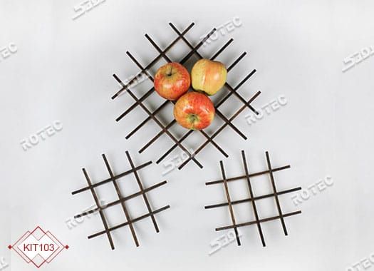 طرح برش کاسه چوبی