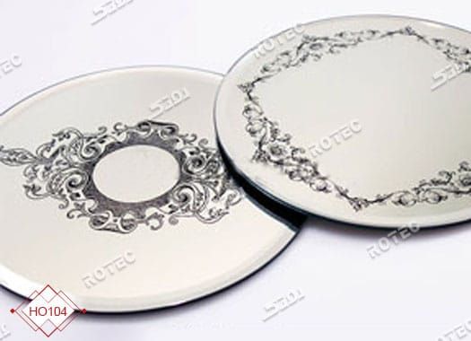 طرح حک آینه