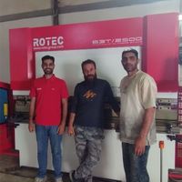 رضایت مشتری دستگاه پرس برک NC