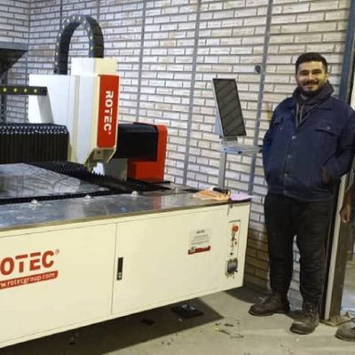 ثبت سفارش دستگاه برش لیزر فلز RT1530M توسط صنعتگر حرفه‌ای