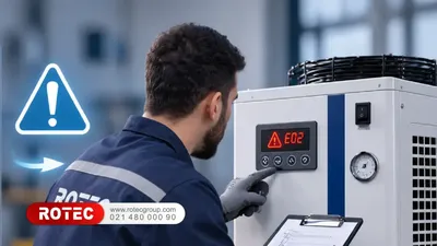 تعمیر چیلر دستگاه لیزر و بررسی آلارم و عملکرد مدار خنک‌کاری
