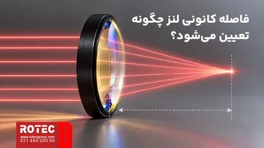 روش تعیین فاصله کانونی لنز دستگاه لیزر از محل تشکیل نقطه فوکوس